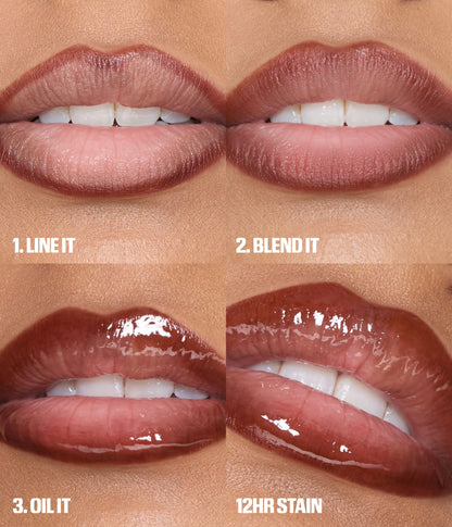 TEINTÉ 12-HOUR DUAL SIDED LIP CONTOUR STAIN